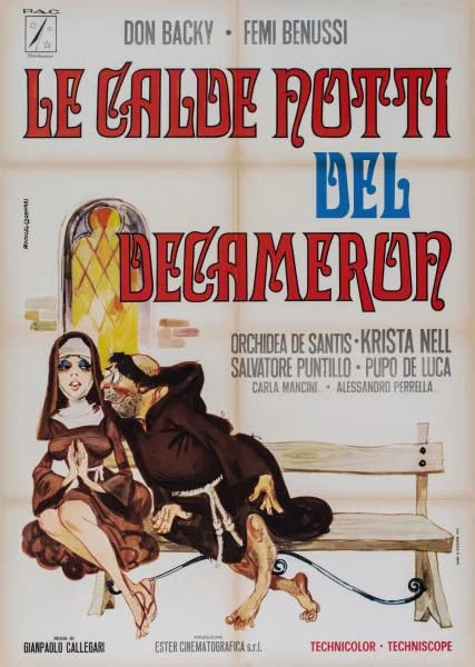 Постер: Le calde notti del Decameron