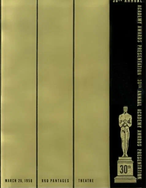 Постер: 30-я церемония вручения премии «Оскар»
