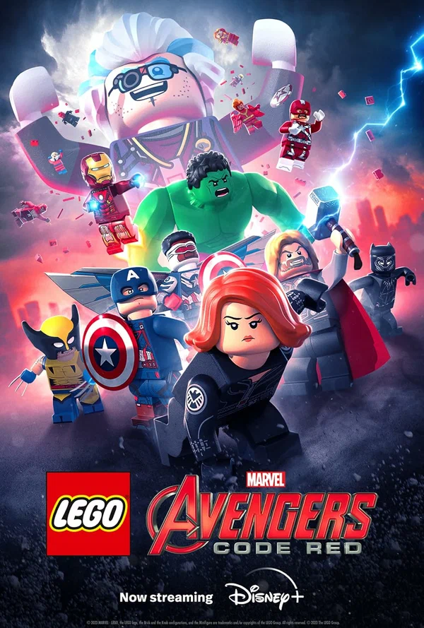 Постер: LEGO-Мстители: Красный Код