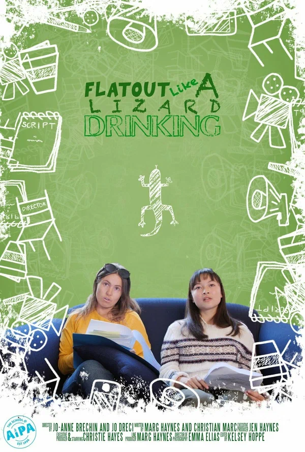 Постер: Flat out like a lizard drinking