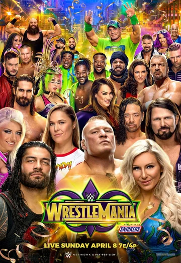 Постер: WWE РестлМания 34