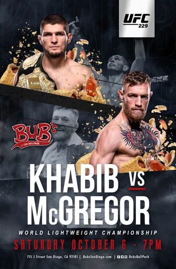 Постер: UFC 229: Khabib vs McGregor