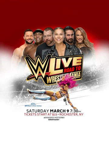 Постер: WWE Live Road to WrestleMania