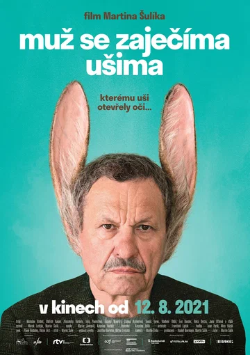 Постер: Мужчина с заячьими ушами