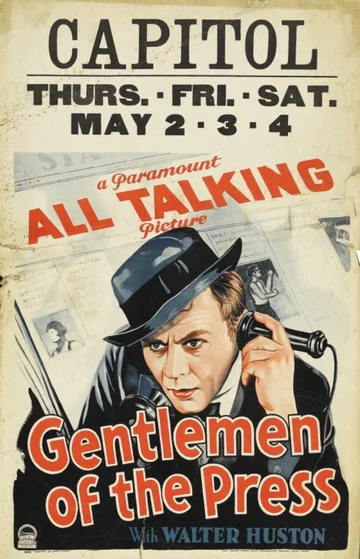 Постер: Gentlemen of the Press
