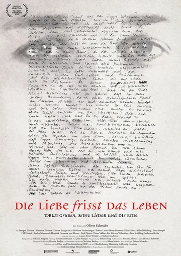 Постер: Die Liebe frisst das Leben, Tobias Gruben, seine Lieder und die Erde