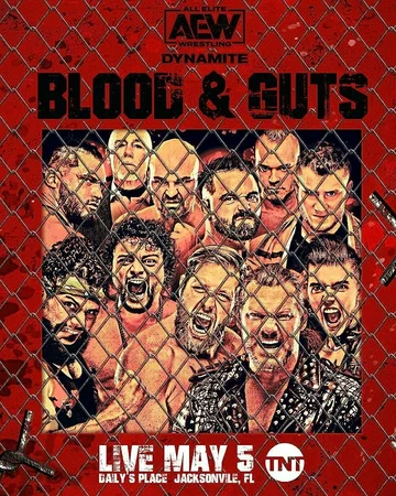 Постер: All Elite Wrestling: Blood and Guts