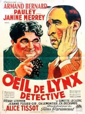 Постер: Oeil de lynx, détective