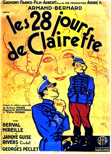 Постер: Les vingt-huit jours de Clairette