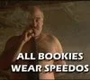 Постер: All Bookies Wear Speedos