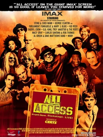 Постер: All Access: Front Row. Backstage. Live!