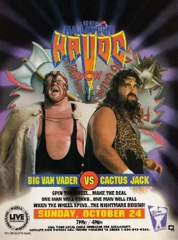 Постер: WCW Разрушение на Хэллоуин