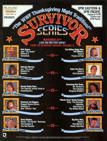 Постер: WWE Survivor Series 1989