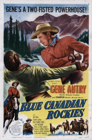 Постер: Blue Canadian Rockies