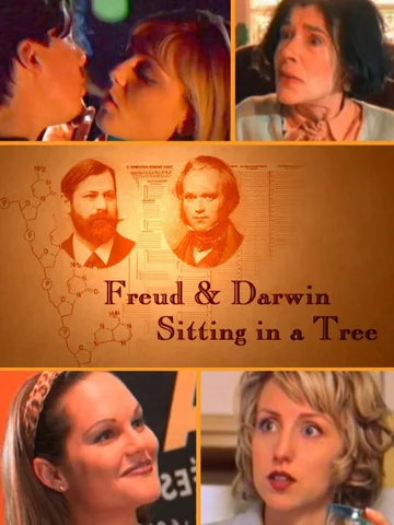 Постер: Freud and Darwin Sitting in a Tree