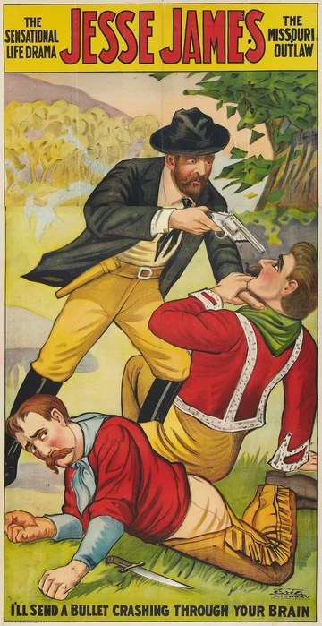 Постер: Jesse James as the Outlaw