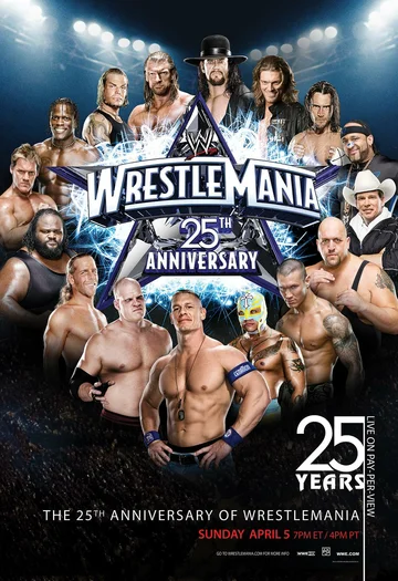 Постер: WWE РестлМания 25