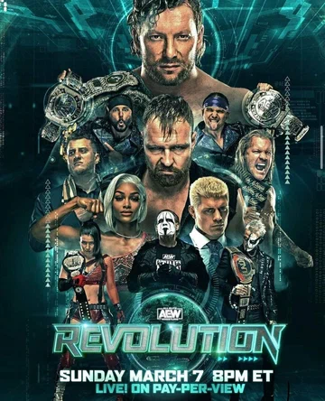 Постер: All Elite Wrestling: Revolution