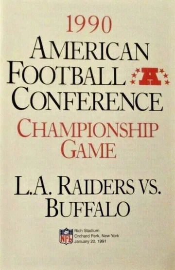 Постер: 1990 AFC Championship Game