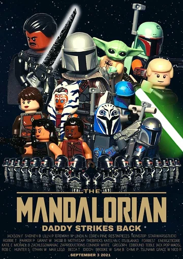 Постер: LEGO the Mandalorian: Daddy Strikes Back - A Star Wars Story