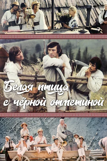 Постер: Белая птица с черной отметиной
