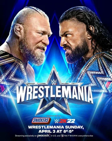 Постер: WWE РестлМания 38
