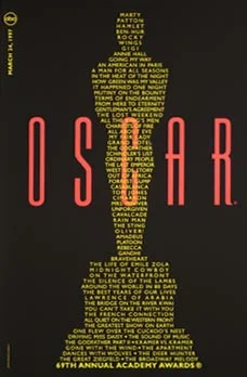 Постер: 69-я церемония вручения премии «Оскар»