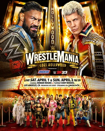 Постер: WrestleMania 39 Sunday