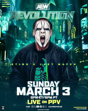 Постер: All Elite Wrestling: Revolution