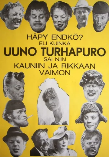 Постер: Häpy endkö? Eli kuinka Uuno Turhapuro sai niin kauniin ja rikkaan vaimon