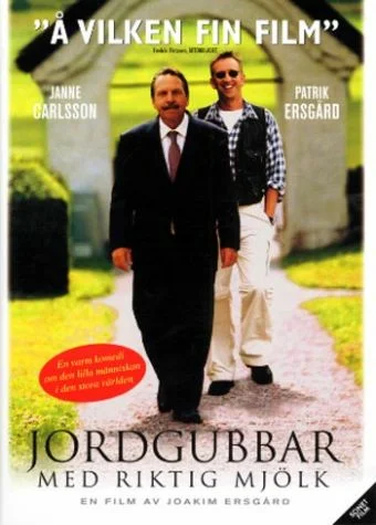 Постер: Jordgubbar med riktig mjölk