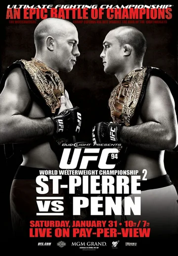 Постер: UFC 94: St-Pierre vs. Penn 2