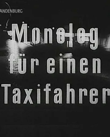 Постер: Monolog für einen Taxifahrer