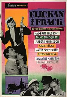 Постер: Flickan i frack