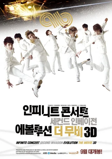 Постер: INFINITE Concert Second Invasion Evolution The Movie 3D