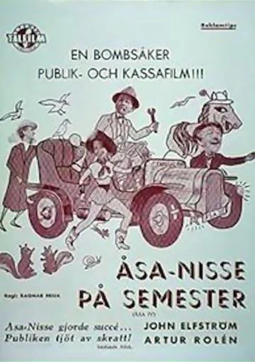 Постер: Åsa-Nisse på semester
