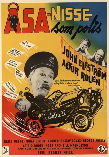 Постер: Åsa-Nisse som polis