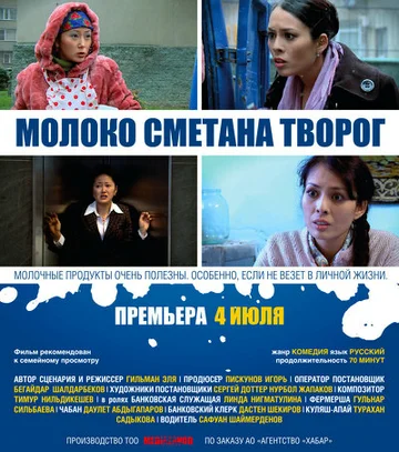 Постер: Молоко Сметана Творог