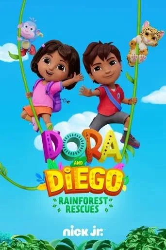 Постер: Dora & Diego: Rainforest Rescues