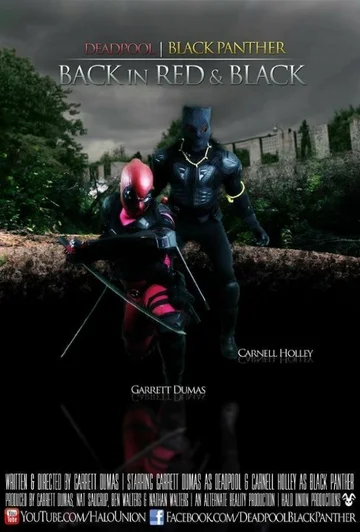 Постер: Deadpool & Black Panther: Back in Red & Black
