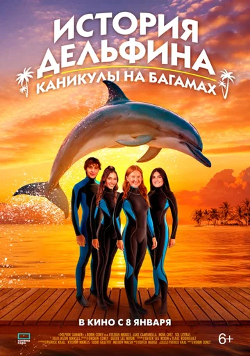 Постер: История дельфина: Каникулы на Багамах