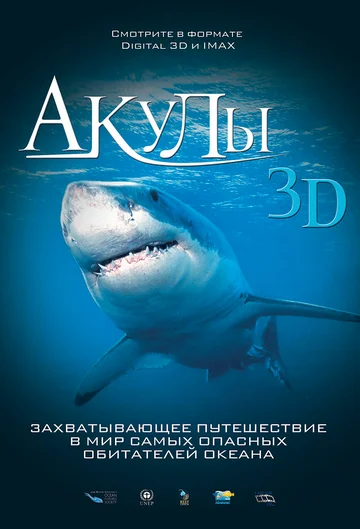 Постер: Акулы 3D