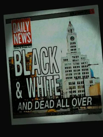 Постер: Black and White and Dead All Over