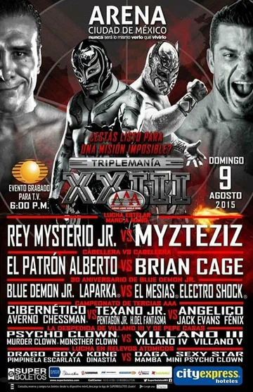 Постер: AAA TripleManía XXIII PPV