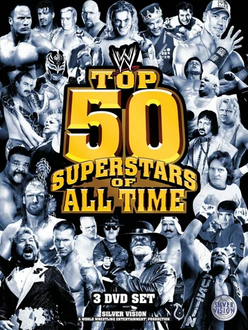 Постер: WWE 50 лучших суперзвёзд всех времён