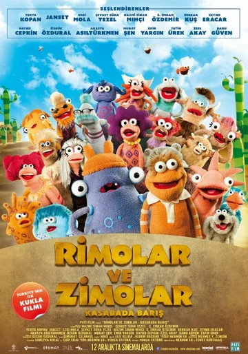 Постер: Rimolar ve Zimolar: Kasabada Baris