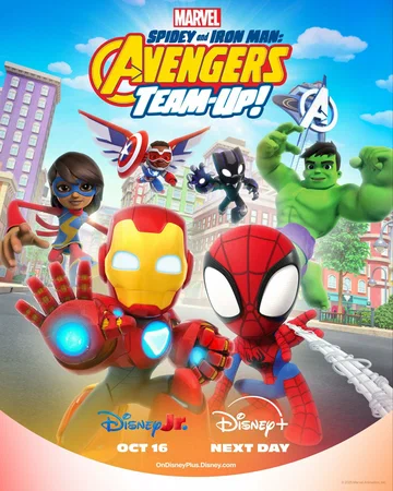 Постер: Spidey and Iron Man: Avengers Team-Up!