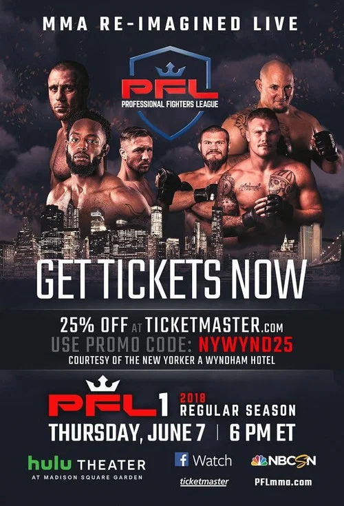Постер: Professional Fighters League 2018 #1: Regular Season