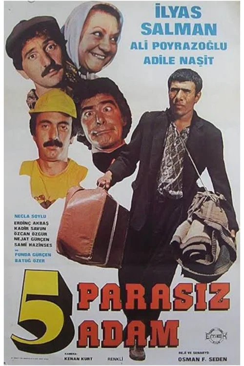 Постер: 5 parasiz adam