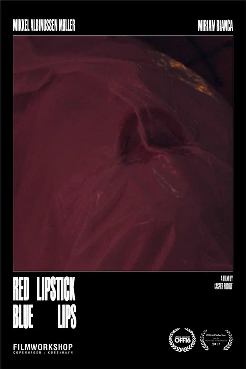 Постер: Rød læbestift, blå læber